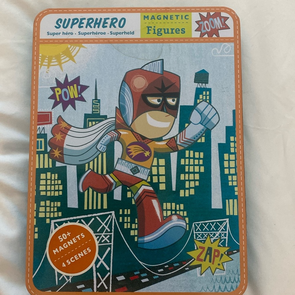 Superhero Magnetic set- used once